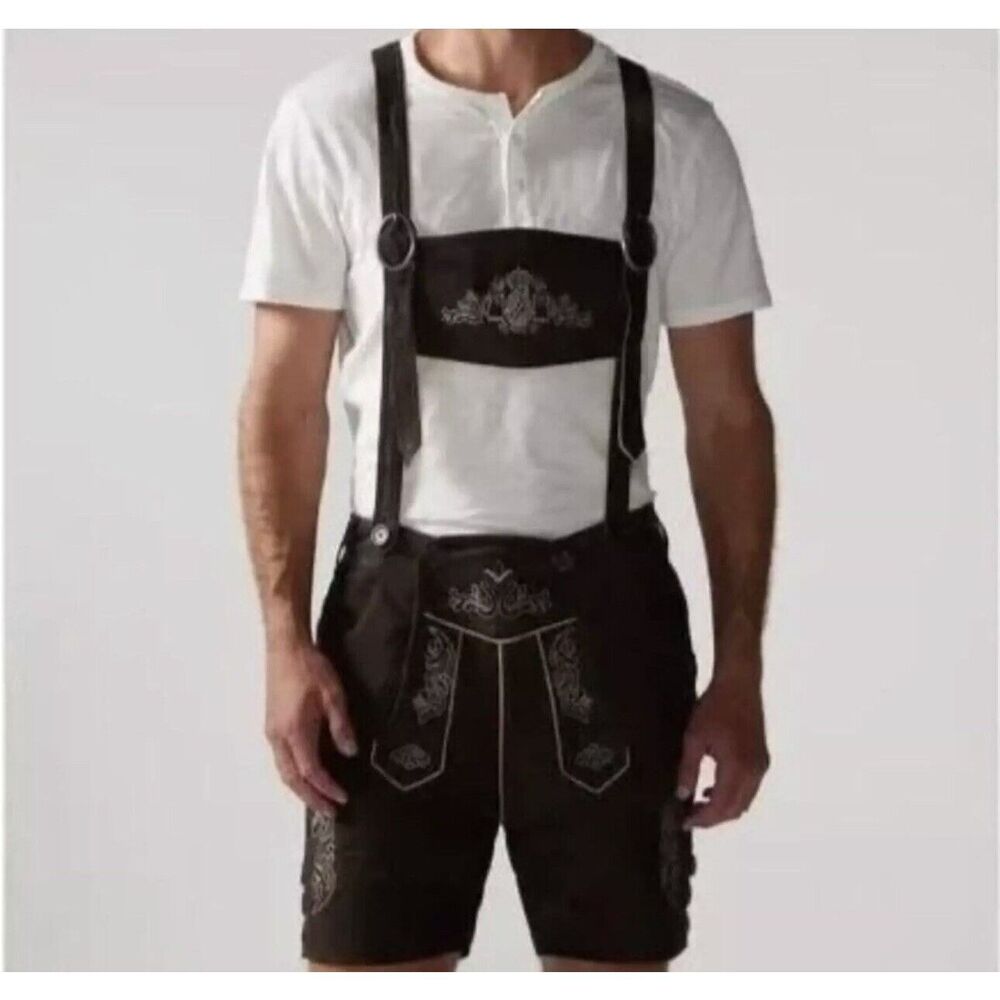 Chubbies Brown Lederhosen - Picture 3 of 4